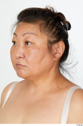 Head Hair Woman Asian Chubby Street photo references